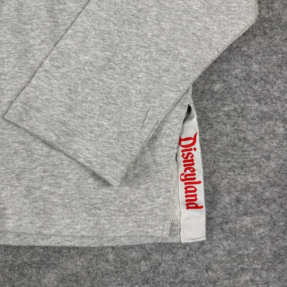 Disney Parks Sweatshirt Sweater Mickey Mouse Disneyland Sequins Gray Womens XL‎
